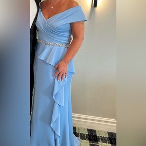Light blue Mother of the bride dress worn once!
